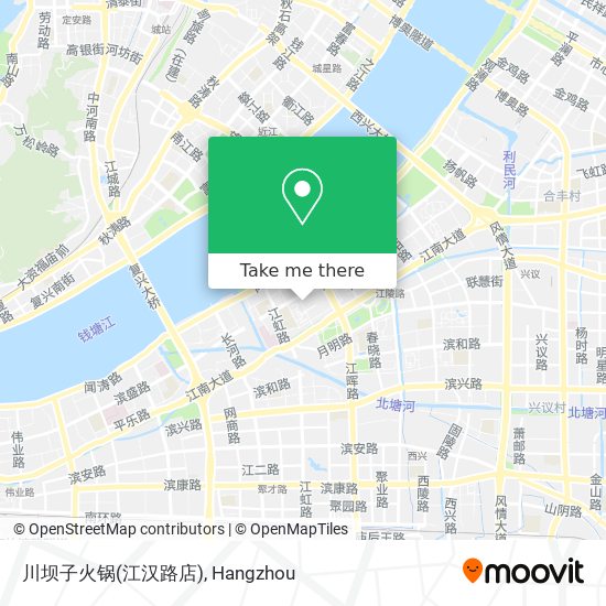 川坝子火锅(江汉路店) map