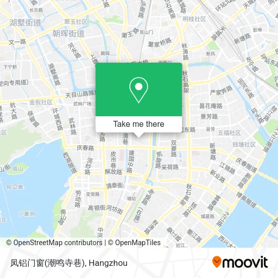 凤铝门窗(潮鸣寺巷) map