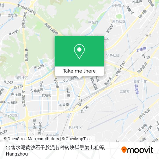出售水泥黄沙石子胶泥各种砖块脚手架出租等 map