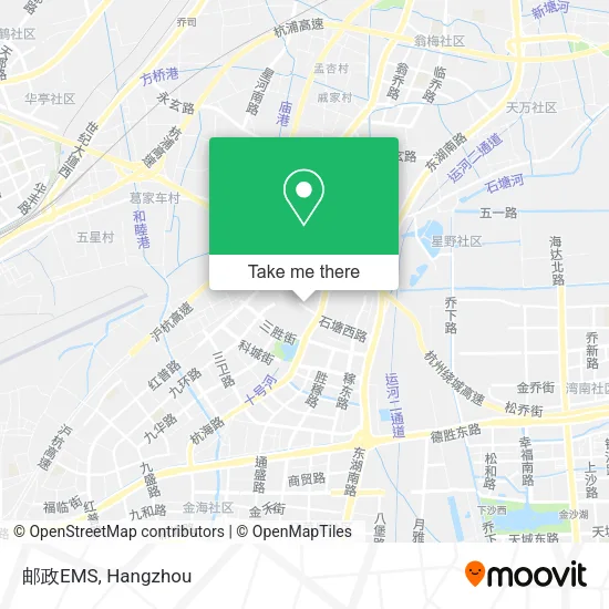 邮政EMS map