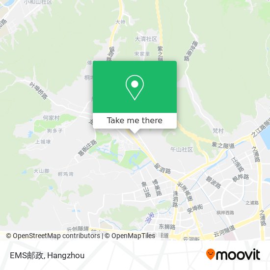 EMS邮政 map