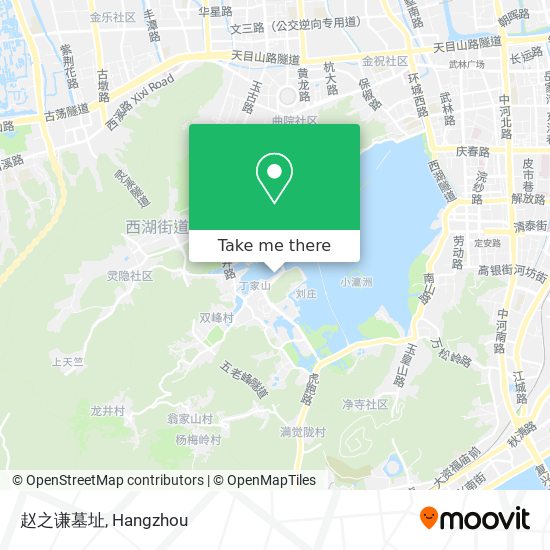 赵之谦墓址 map