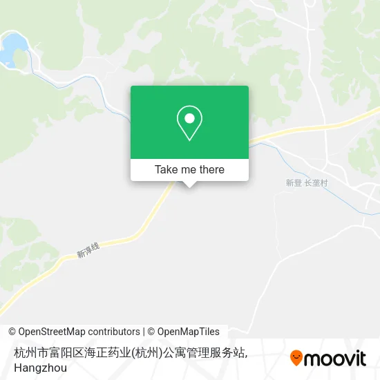 杭州市富阳区海正药业(杭州)公寓管理服务站 map