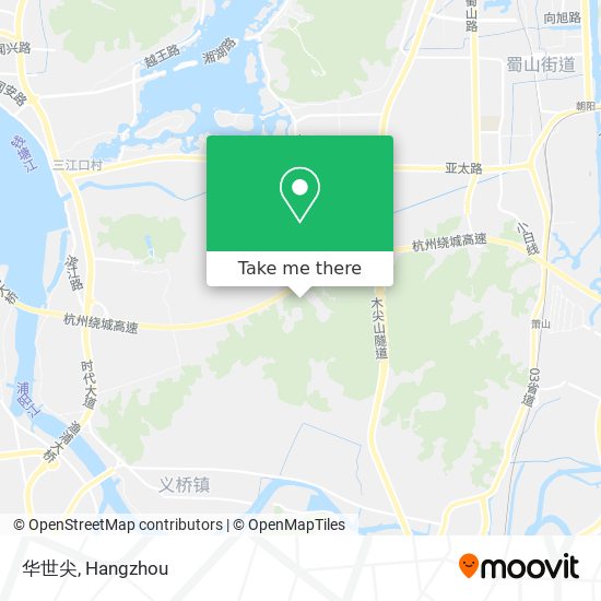 华世尖 map