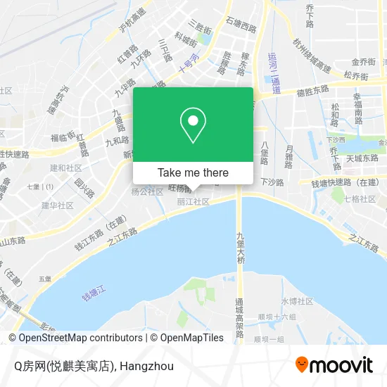 Q房网(悦麒美寓店) map