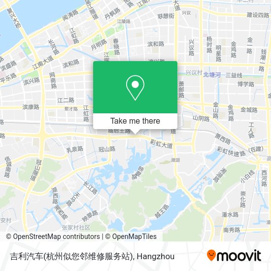 吉利汽车(杭州似您邻维修服务站) map