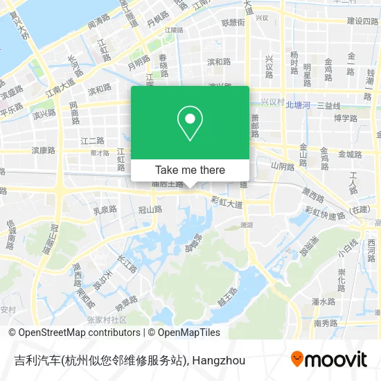 吉利汽车(杭州似您邻维修服务站) map