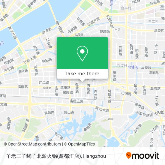 羊老三羊蝎子北派火锅(鑫都汇店) map