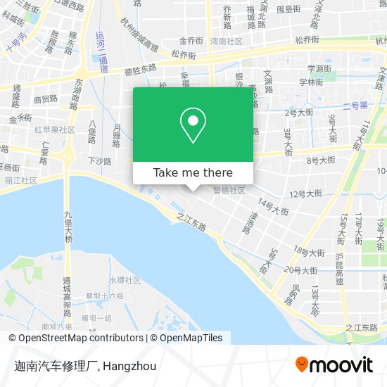 迦南汽车修理厂 map