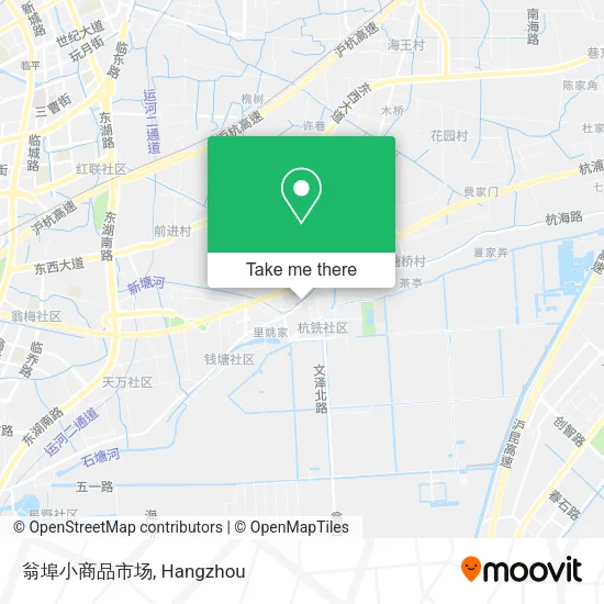 翁埠小商品市场 map