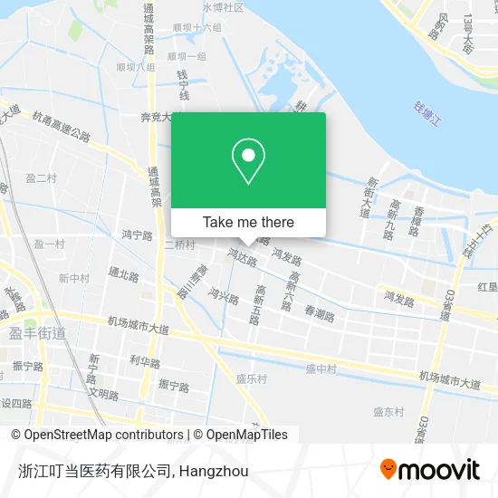 浙江叮当医药有限公司 map
