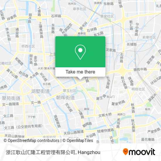 浙江歌山汇隆工程管理有限公司 map