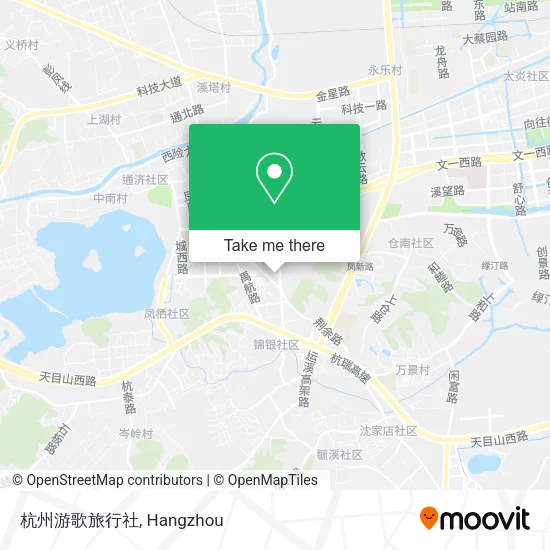 杭州游歌旅行社 map