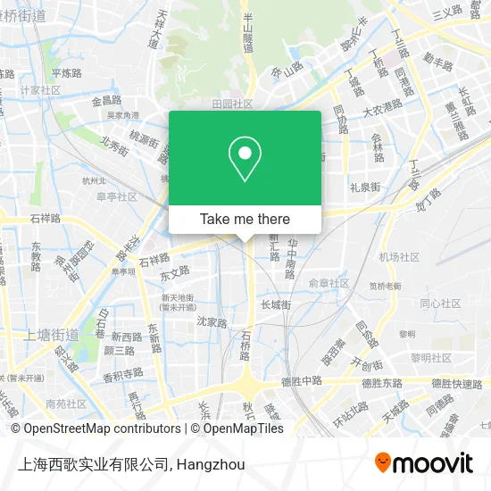 上海西歌实业有限公司 map