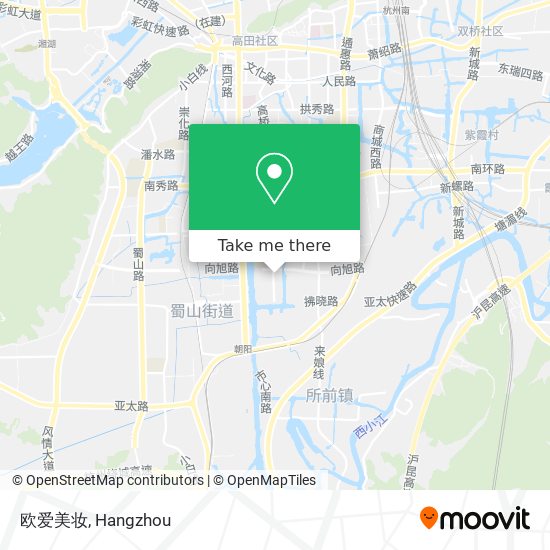 欧爱美妆 map