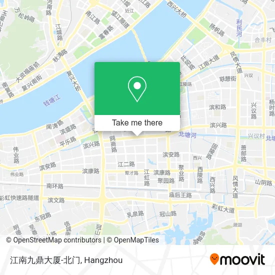 江南九鼎大厦-北门 map