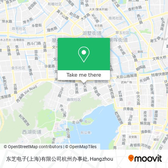 东芝电子(上海)有限公司杭州办事处 map