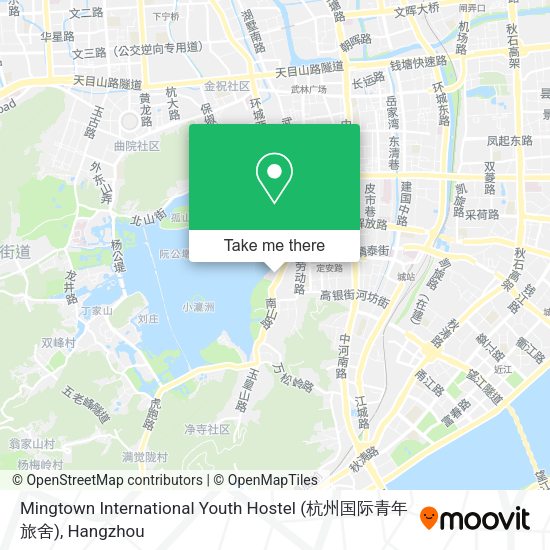 Mingtown International Youth Hostel (杭州国际青年旅舍) map