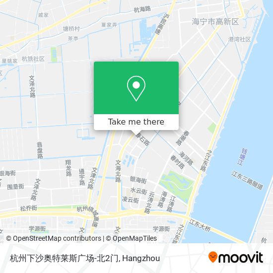 杭州下沙奥特莱斯广场-北2门 map