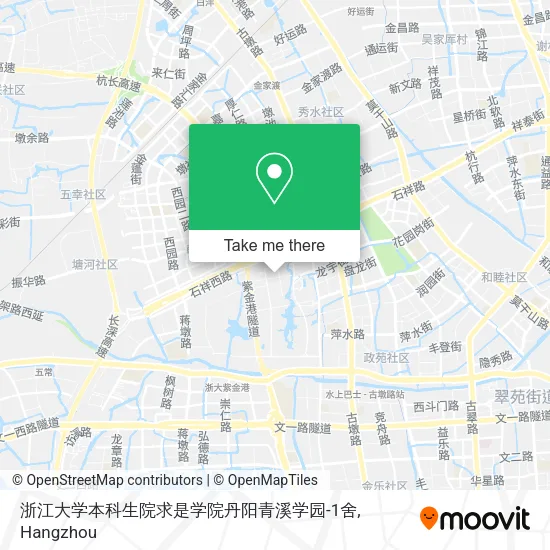 浙江大学本科生院求是学院丹阳青溪学园-1舍 map