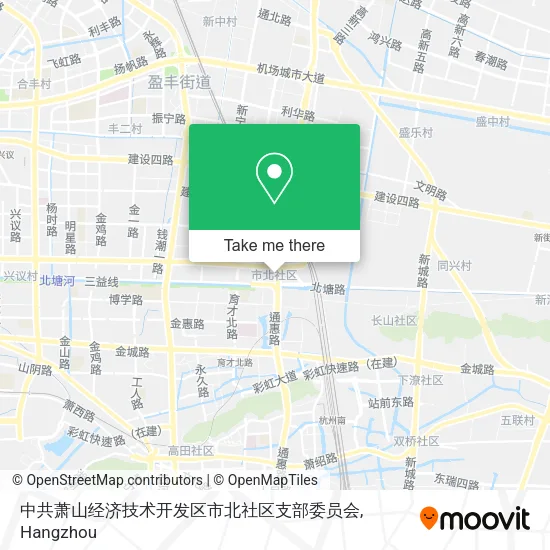中共萧山经济技术开发区市北社区支部委员会 map