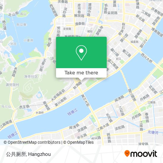 公共厕所 map