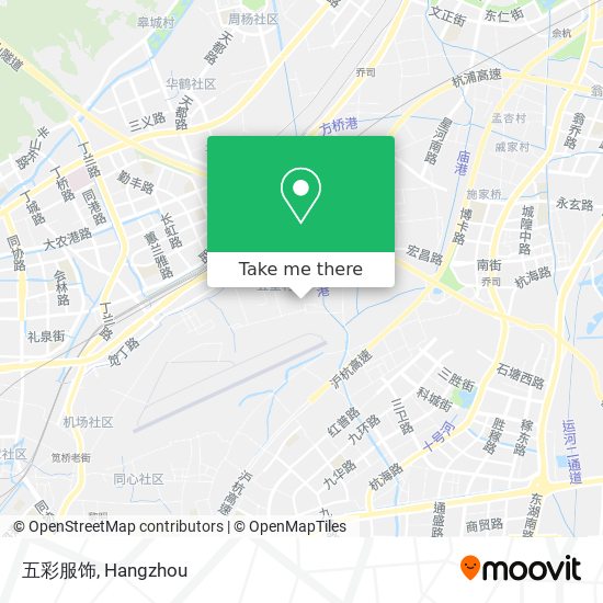 五彩服饰 map