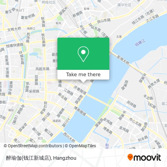 醉瑜伽(钱江新城店) map