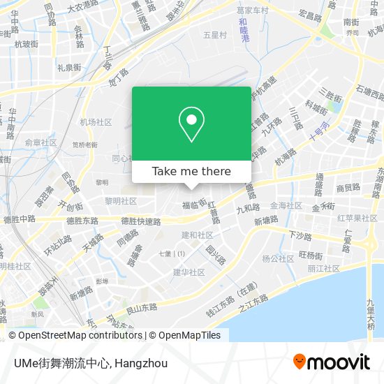 UMe街舞潮流中心 map