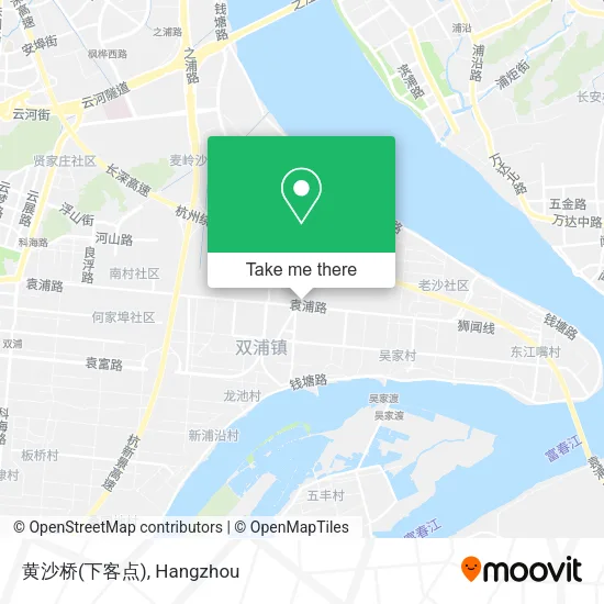 黄沙桥(下客点) map