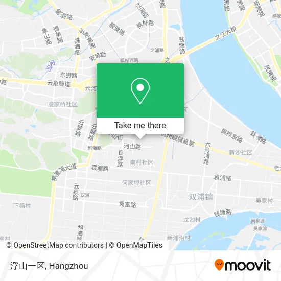 浮山一区 map