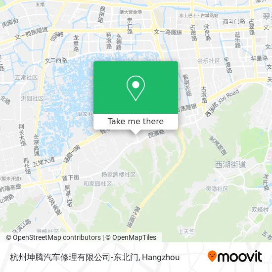 杭州坤腾汽车修理有限公司-东北门 map