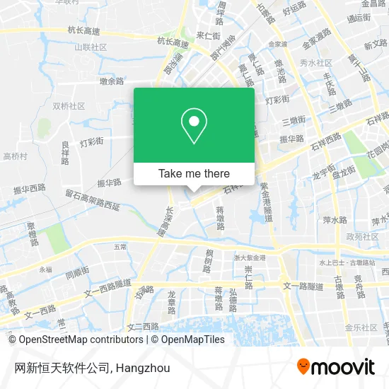 网新恒天软件公司 map