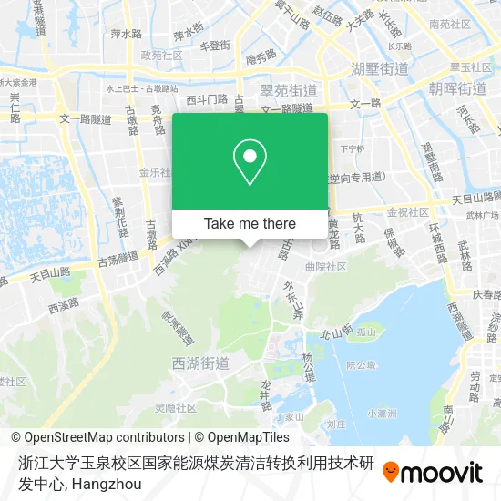 浙江大学玉泉校区国家能源煤炭清洁转换利用技术研发中心 map