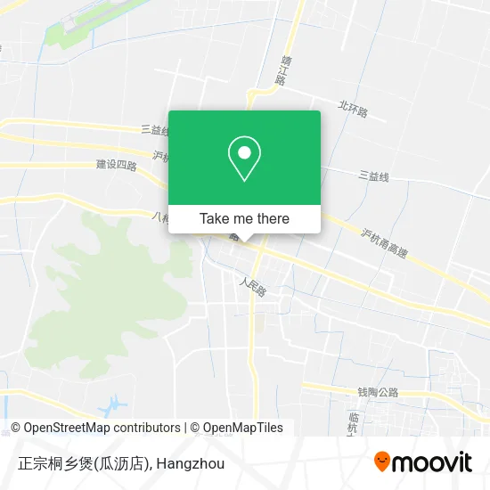 正宗桐乡煲(瓜沥店) map