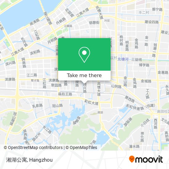 湘湖公寓 map