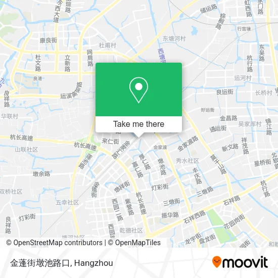 金蓬街墩池路口 map