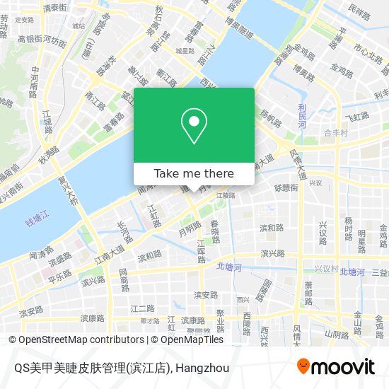 QS美甲美睫皮肤管理(滨江店) map