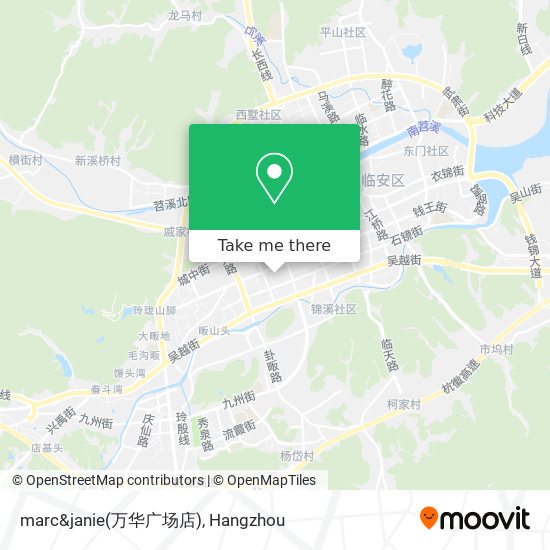 marc&janie(万华广场店) map
