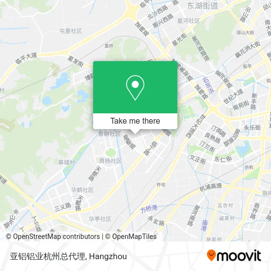 亚铝铝业杭州总代理 map