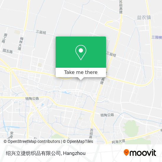 绍兴立捷纺织品有限公司 map