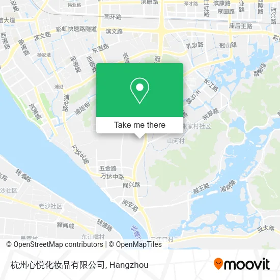 杭州心悦化妆品有限公司 map