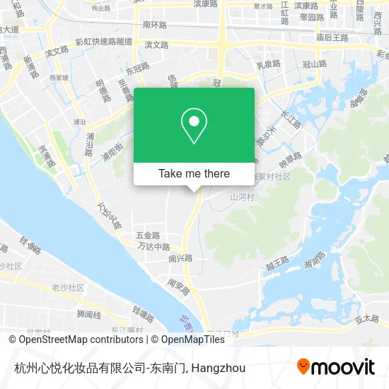 杭州心悦化妆品有限公司-东南门 map
