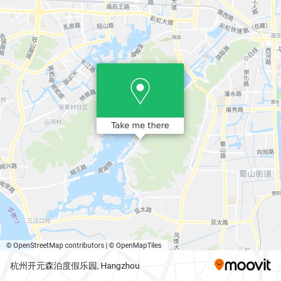 杭州开元森泊度假乐园 map