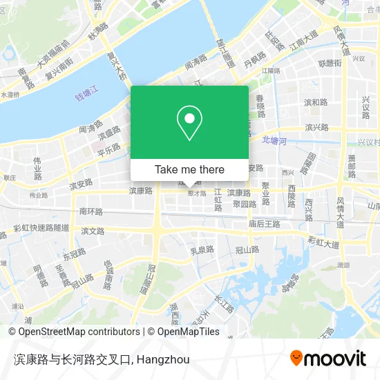 滨康路与长河路交叉口 map