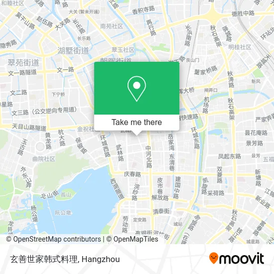 玄善世家韩式料理 map