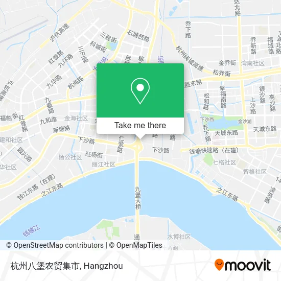 杭州八堡农贸集市 map