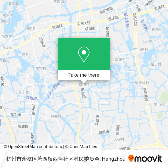 杭州市余杭区塘西镇西河社区村民委员会 map