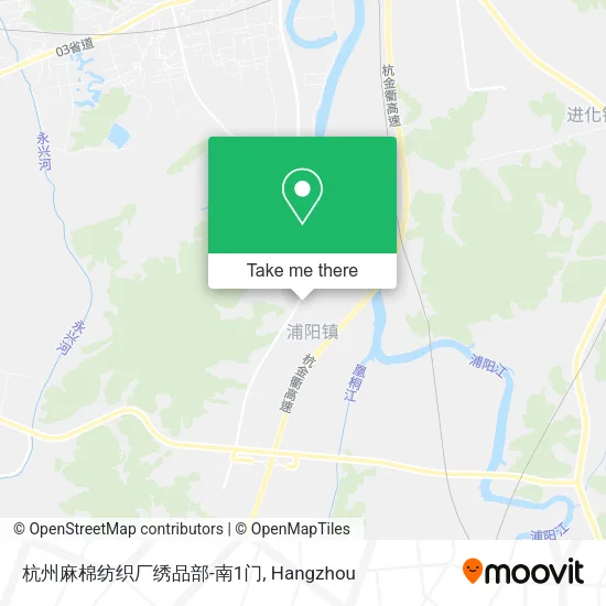 杭州麻棉纺织厂绣品部-南1门 map