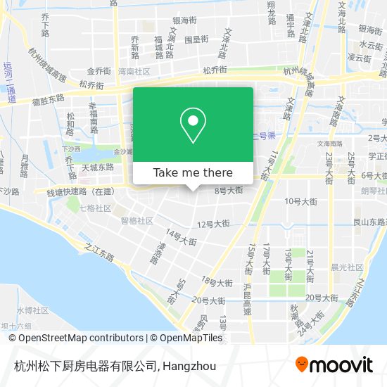 杭州松下厨房电器有限公司 map